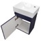 Small Vanity, Floating, Modern, Blue, 16